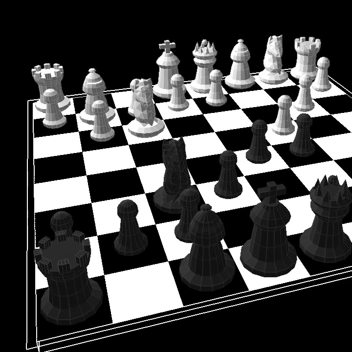 Screen Chess 3D screensaver preview